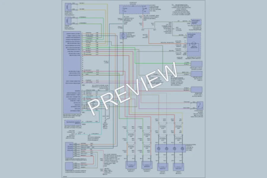 2001 Ford CrownVictoria Supplemental Restraints wiring diagram preview