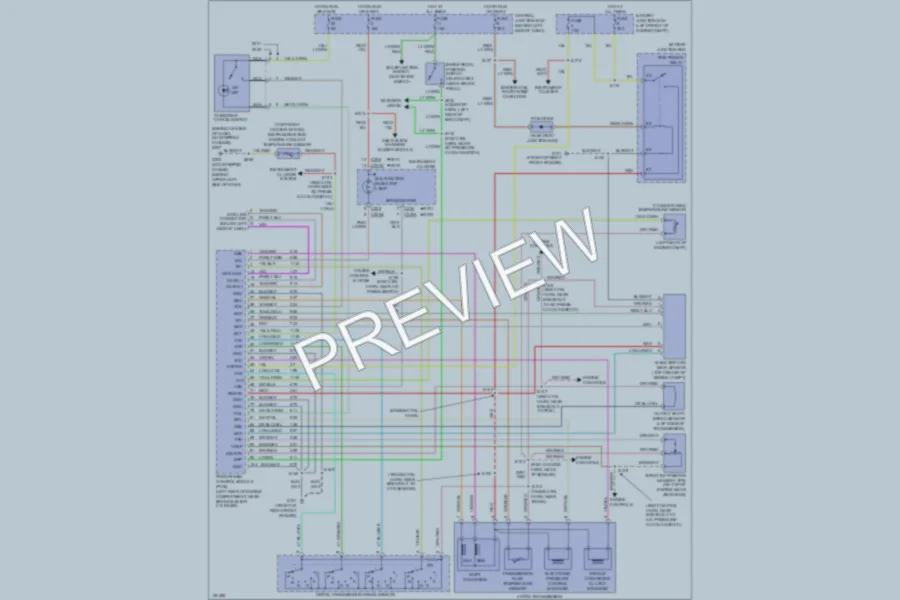2001 Ford E150 Transmission wiring diagram preview
