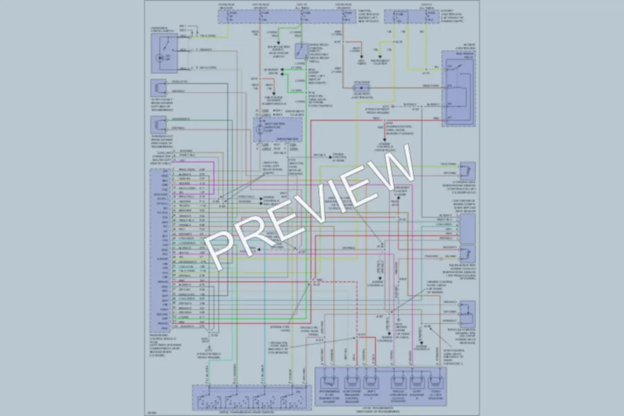 2001 Ford E350 Super Duty Transmission wiring diagram preview