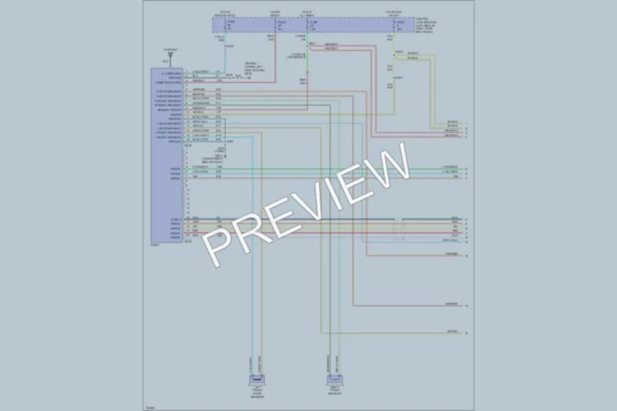2001 Ford E350 Super Duty Radio wiring diagram preview