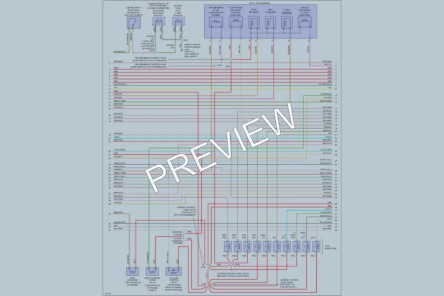 2001 Ford E450Econoline Engine Performance wiring diagram preview