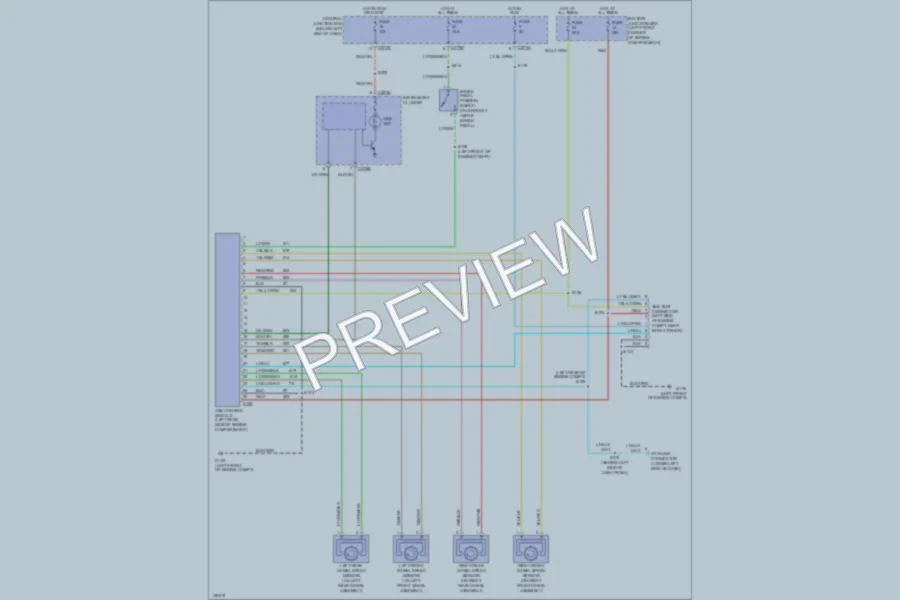2001 Ford Escape Anti Lock Brakes wiring diagram preview