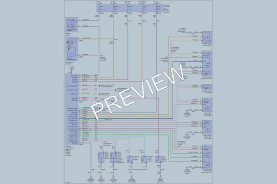 2001 Ford Escape Anti Theft wiring diagram preview