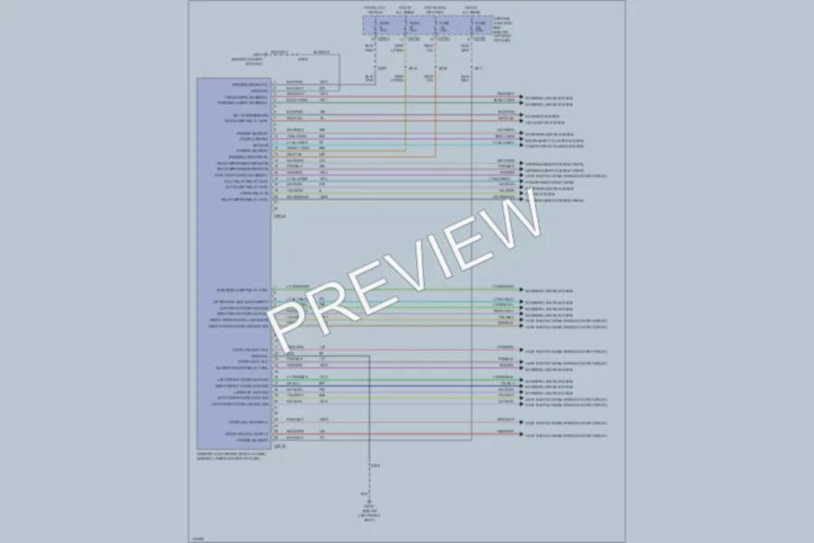2001 Ford Escape Body Computer wiring diagram preview