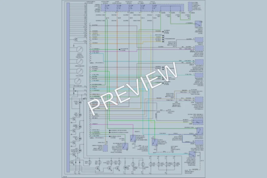 2001 Ford Escape Instrument Cluster wiring diagram preview