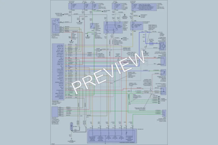 2001 Ford EscortZX2 Transmission wiring diagram preview