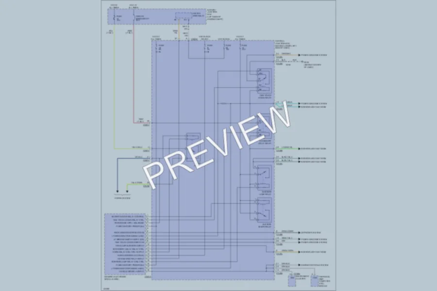 2001 Ford Excursion Body Control Modules wiring diagram preview