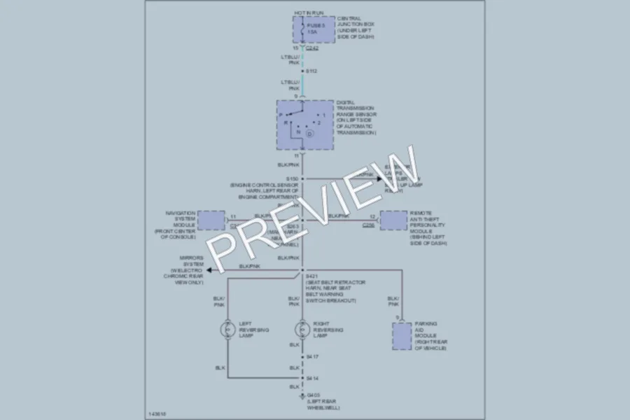 2001 Ford Expedition Exterior Lights wiring diagram preview