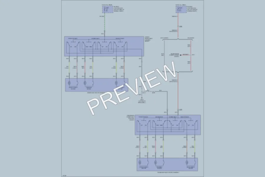 2001 Ford Expedition Power Seats wiring diagram preview