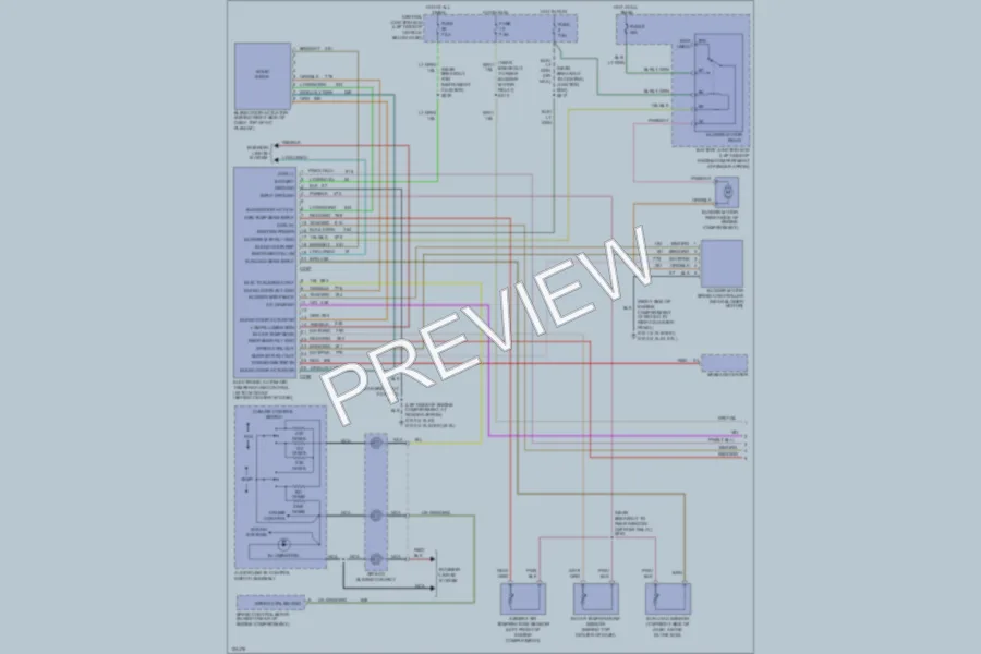 2001 Ford Explorer Air Conditioning wiring diagram preview