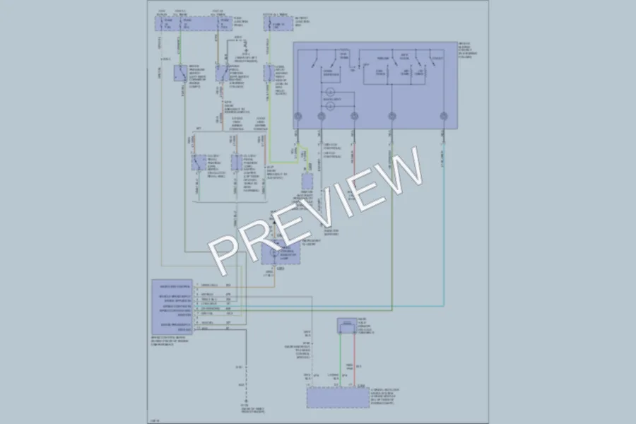 2001 Ford Explorer Cruise Control wiring diagram preview