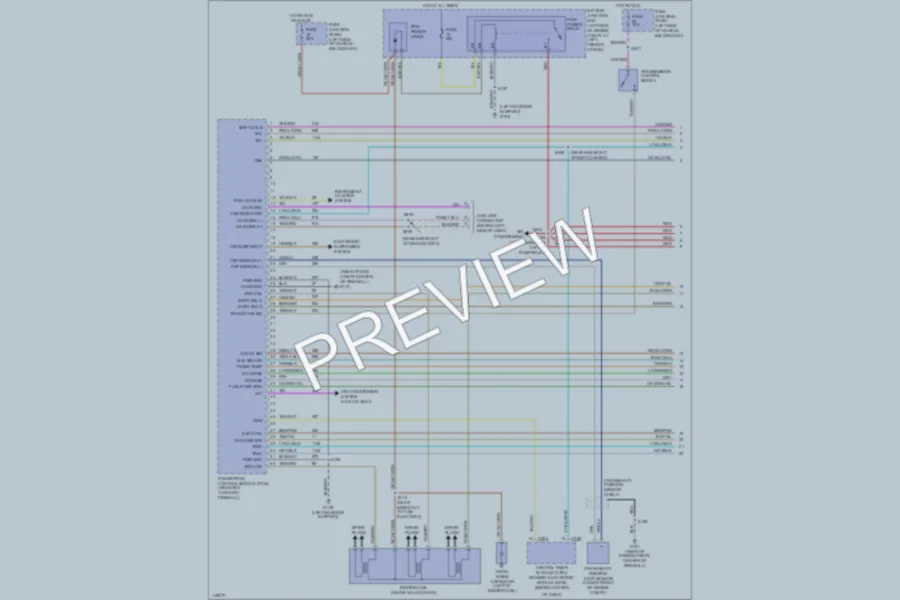 2001 Ford Explorer Engine Performance wiring diagram preview