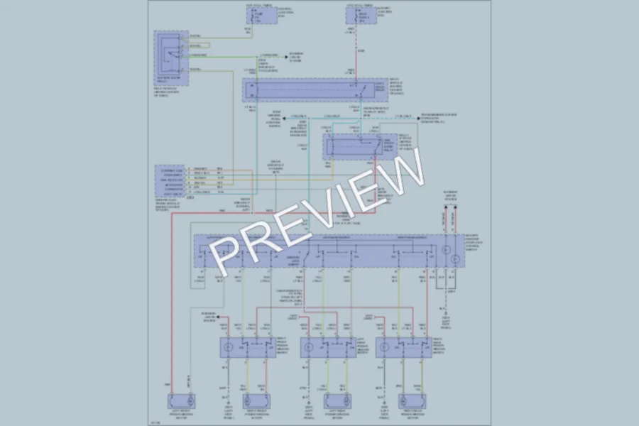 2001 Ford Explorer Power Windows wiring diagram preview
