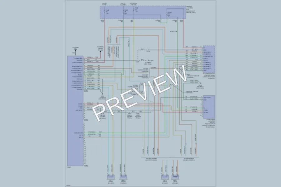 2001 Ford ExplorerSport Radio wiring diagram preview