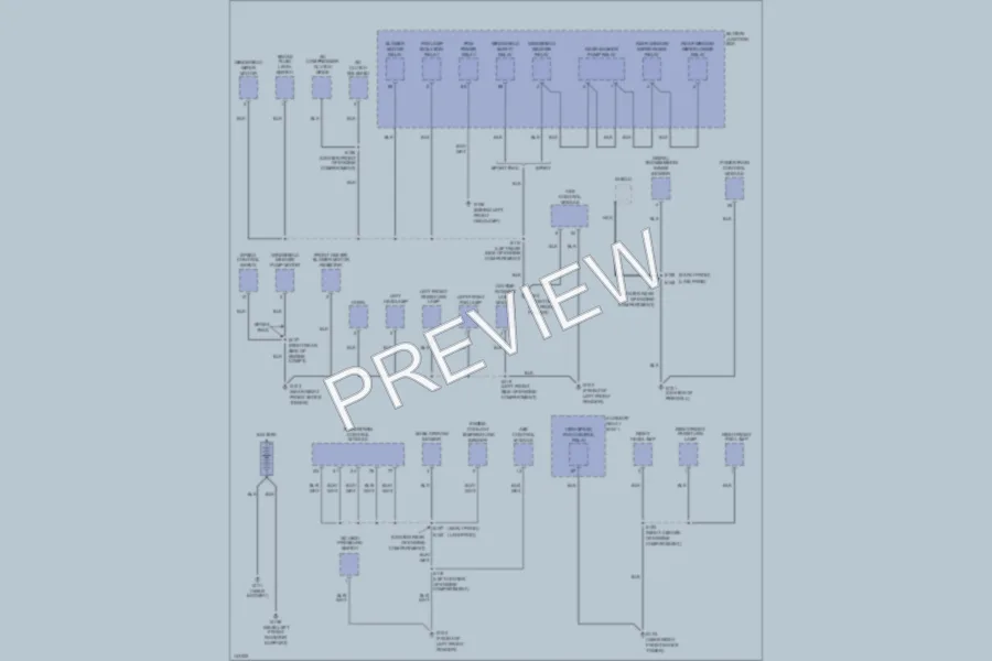 2001 Ford ExplorerSportTrac Ground Distribution wiring diagram preview
