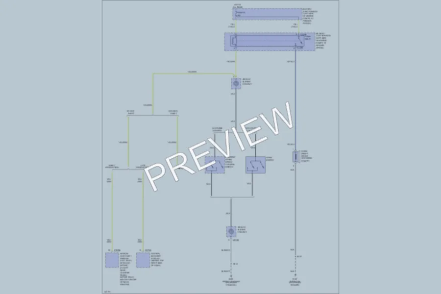 2001 Ford ExplorerSportTrac Horn wiring diagram preview