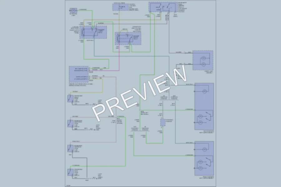 2001 Ford ExplorerSportTrac Interior Lights wiring diagram preview