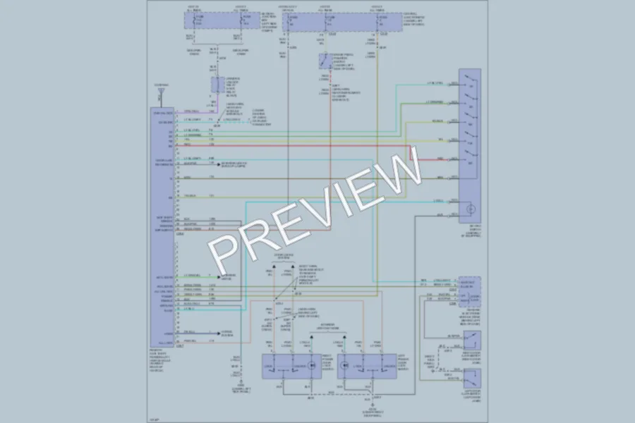 2001 Ford F150 Anti Theft wiring diagram preview