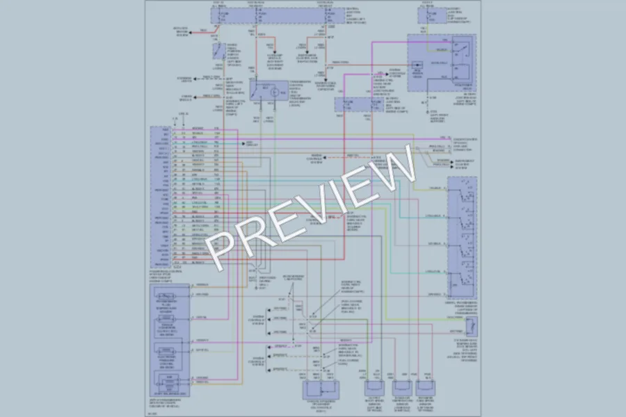 2001 Ford F150 Transmission wiring diagram preview