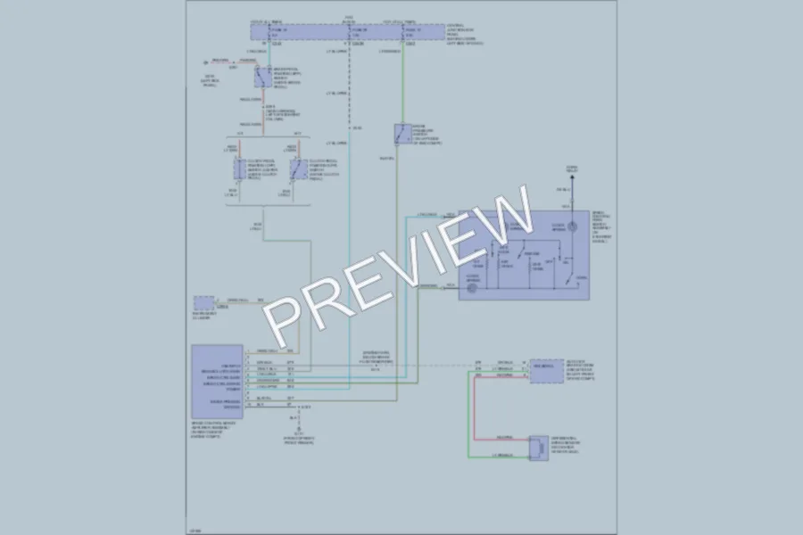 2001 Ford F350 Super Duty Cruise Control wiring diagram preview