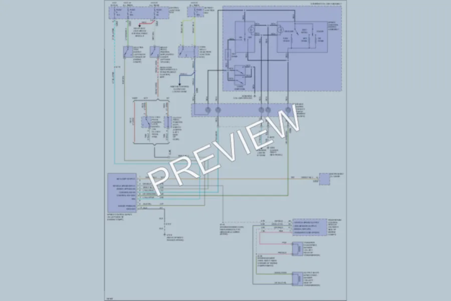 2001 Ford F150 Cruise Control wiring diagram preview