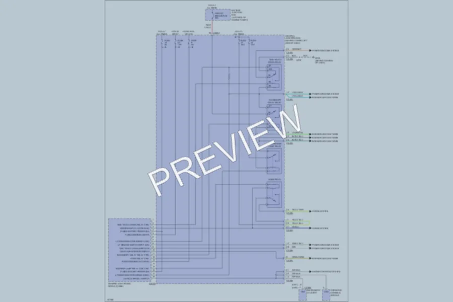 2001 Ford F350 Super Duty Body Control Modules wiring diagram preview