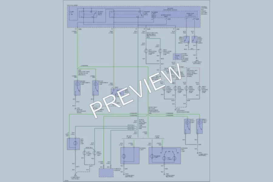 2001 Ford F150 Interior Lights wiring diagram preview
