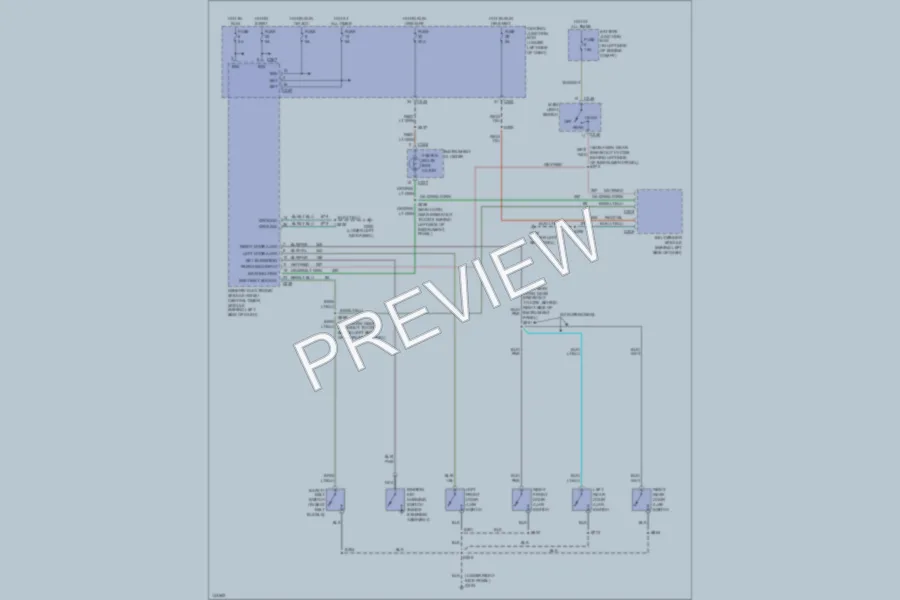 2001 Ford F150 Warning Systems wiring diagram preview