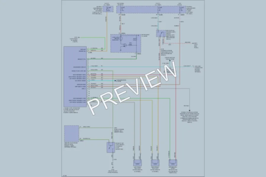 2001 Ford F250 Super Duty Anti Lock Brakes wiring diagram preview