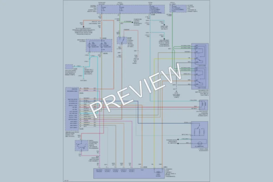 2001 Ford F250 Super Duty Transmission wiring diagram preview