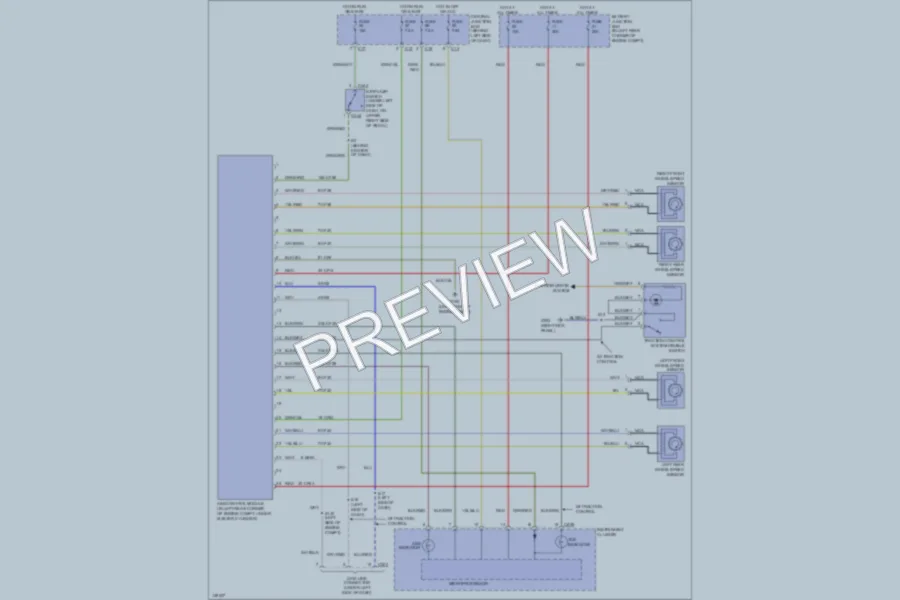 2001 Ford Focus Anti Lock Brakes wiring diagram preview