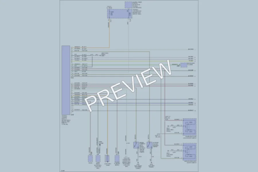 2001 Ford Focus Anti Theft wiring diagram preview