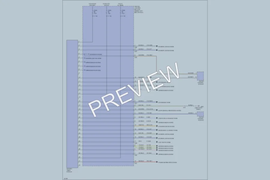 2001 Ford Focus Body Computer wiring diagram preview