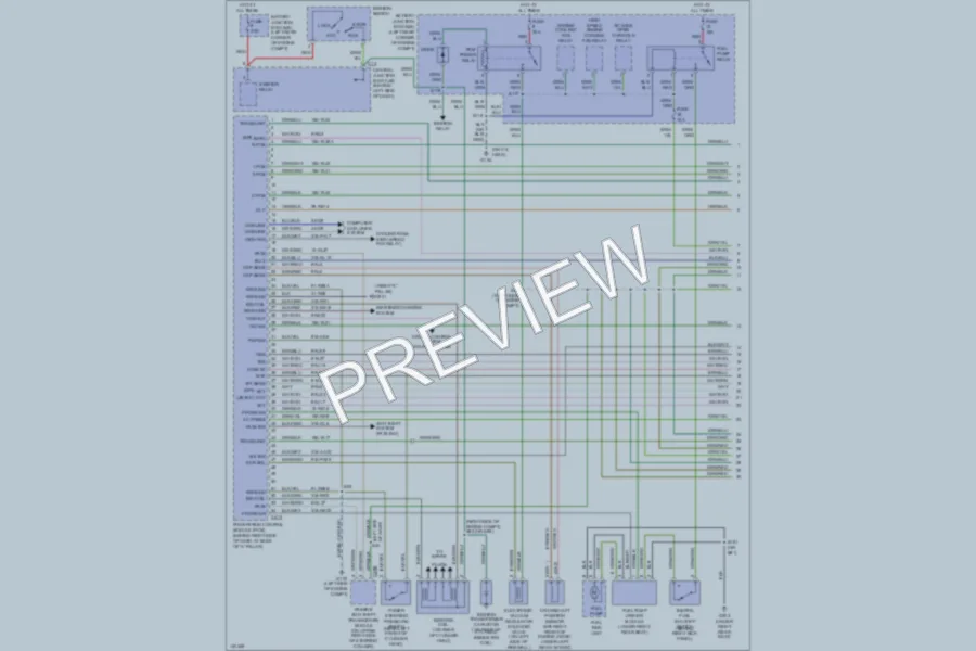 2001 Ford Focus Engine Performance wiring diagram preview