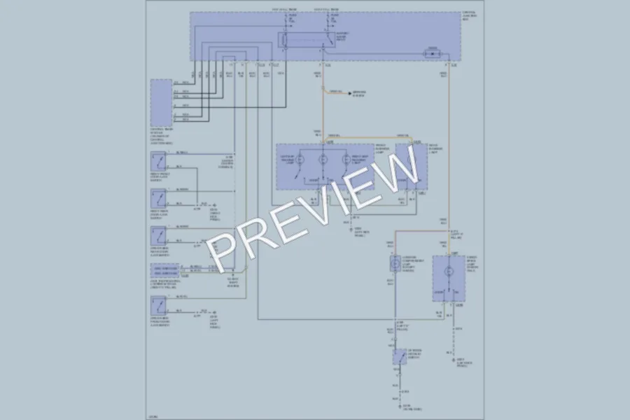 2001 Ford Focus Interior Lights wiring diagram preview