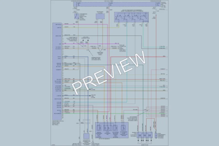 2001 Ford Mustang Engine Performance wiring diagram preview