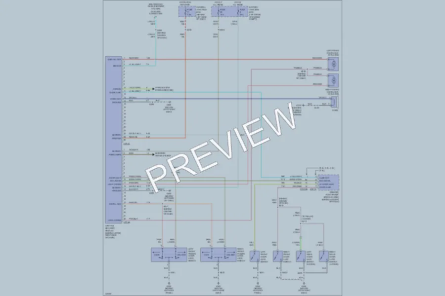 2001 Ford Ranger Anti Theft wiring diagram preview