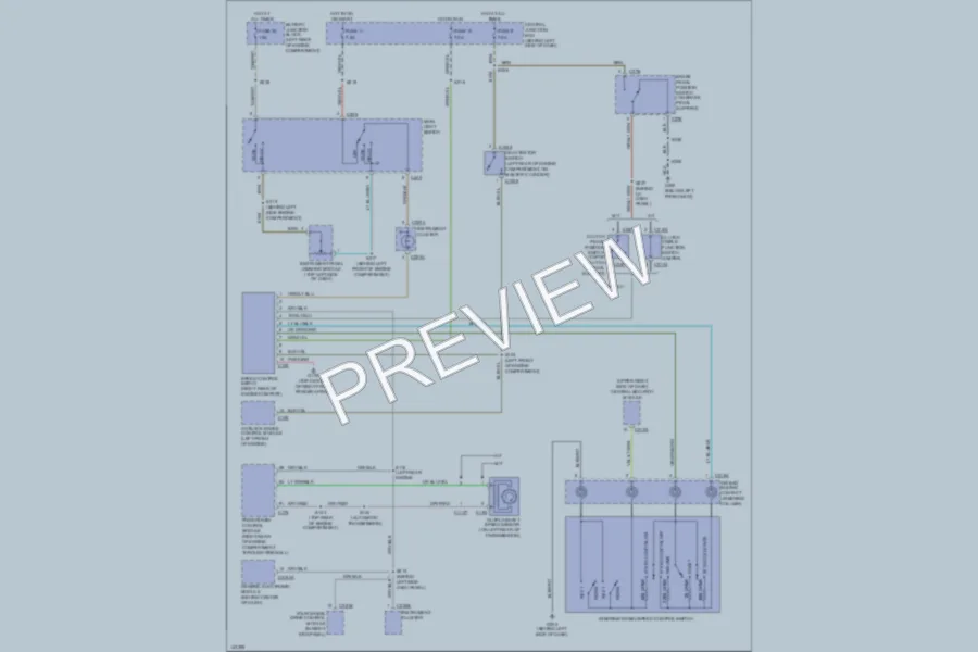 2001 Ford Ranger Cruise Control wiring diagram preview