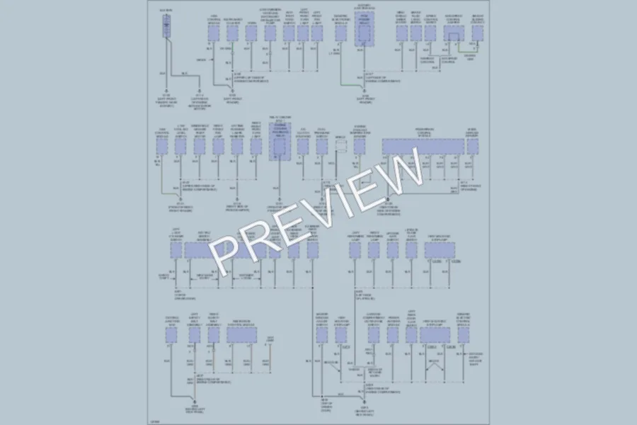 2001 Ford Taurus Ground Distribution wiring diagram preview