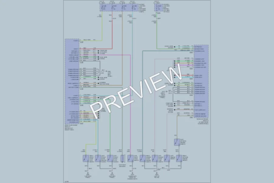 2001 Ford Windstar Anti Theft wiring diagram preview