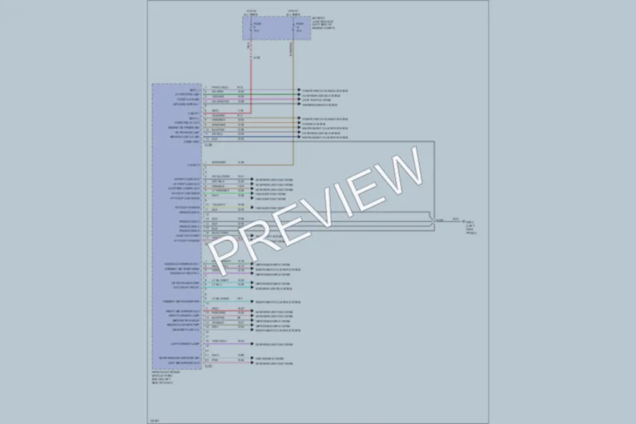 2001 Ford Windstar Body Computer wiring diagram preview
