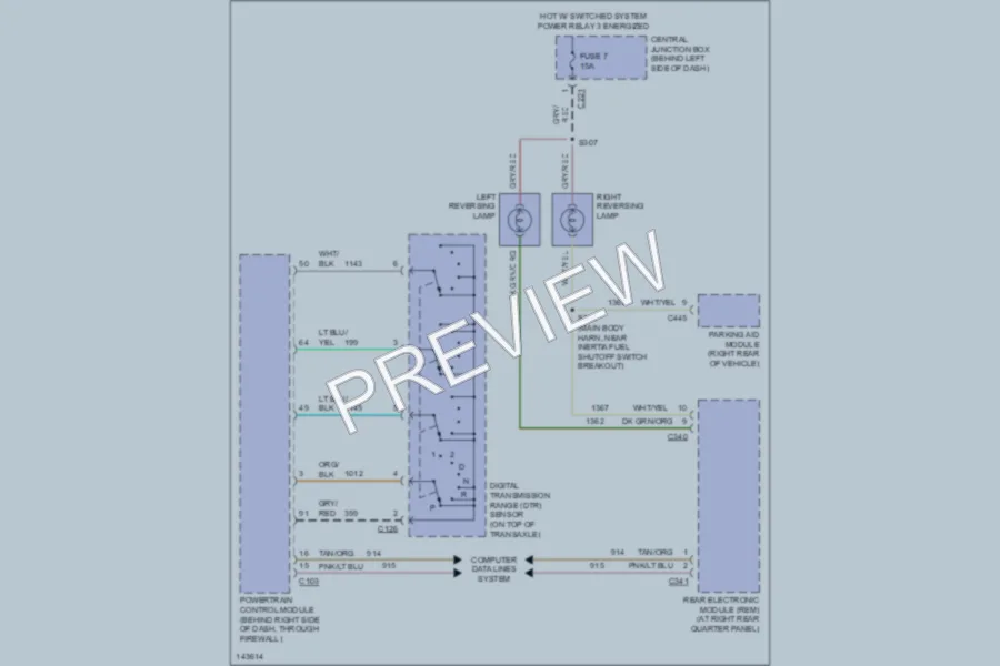 2001 Ford Windstar Exterior Lights wiring diagram preview