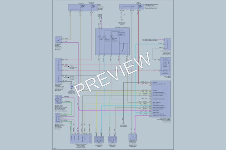 2001 GMC 1500 Anti Lock Brakes wiring diagram preview