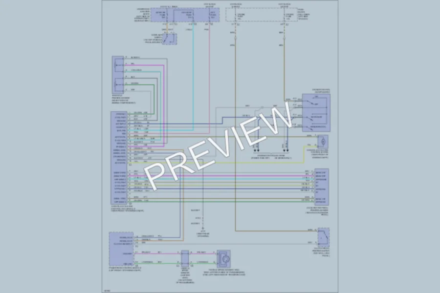 2001 GMC 1500 Hd Cruise Control wiring diagram preview