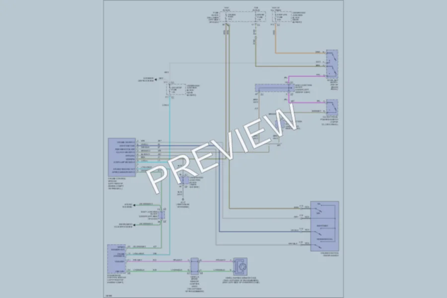 2001 GMC 1500 Cruise Control wiring diagram preview