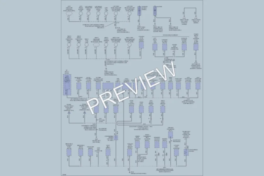 2001 GMC G3500 Ground Distribution wiring diagram preview