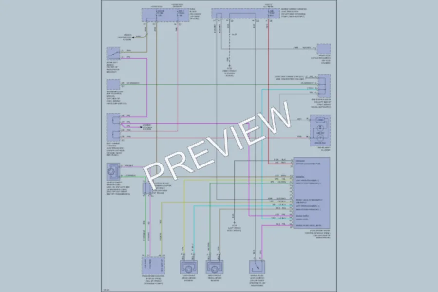 2001 GMC 2500 Hd Anti Lock Brakes wiring diagram preview