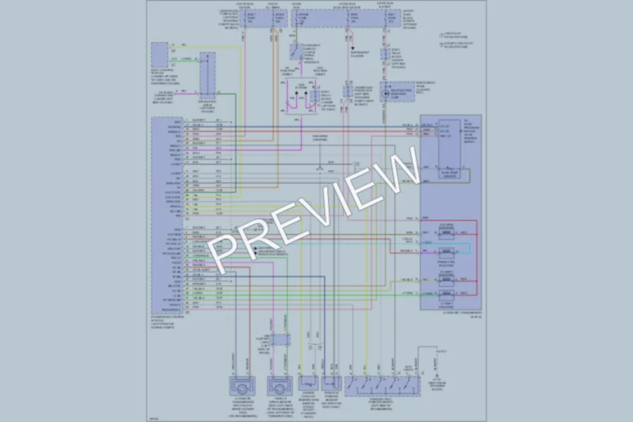 2001 GMC 2500 Hd Transmission wiring diagram preview