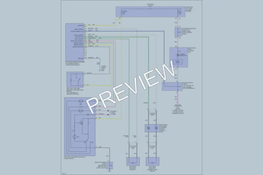 2001 GMC 2500 Hd Supplemental Restraints wiring diagram preview
