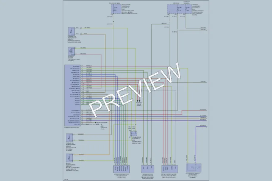 2001 Honda Accord Air Conditioning wiring diagram preview